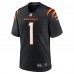 Игровая джерси JaMarr Chase Cincinnati Bengals Nike - Black