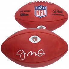 Autographed San Francisco 49ers Joe Montana Fanatics Authentic Wilson 75th Anniversary Season Duke Pro Football