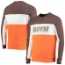Кофта Cleveland Browns Junk Food Color Block - Brown/Orange