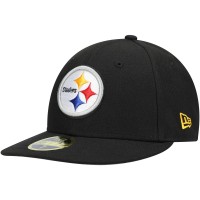 Бейсболка Pittsburgh Steelers New Era Black Omaha Low Profile 59FIFTY