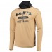Толстовка Футболка с длинным рукавом New Orleans Saints New Era Gold/Black Active Block