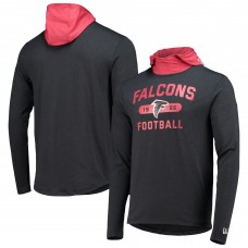 Футболка с капюшоном Atlanta Falcons New Era Active Block - Black/Red