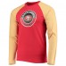 Футболка с длинным рукавом San Francisco 49ers New Era League - Scarlet/Gold