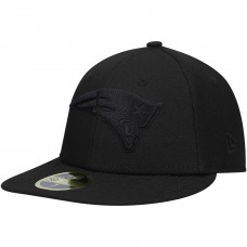 Бейсболка New England Patriots New Era Black Black on Black Low Profile 59FIFTY II