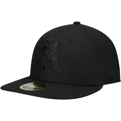 Бейсболка New England Patriots New Era Black Historic Logo Black on Black Low Profile 59FIFTY II