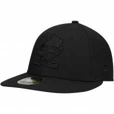Бейсболка Cleveland Browns New Era Black Historic Logo Black on Black Low Profile 59FIFTY II
