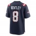 Игровая джерси JaWhaun Bentley New England Patriots Nike Game Player - Navy