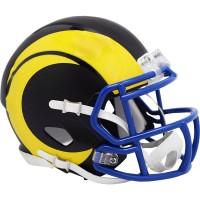 Los Angeles Rams Riddell Flat Black Alternate Speed Mini Football Helmet