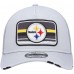 Бейсболка Pittsburgh Steelers New Era Stripes A-Frame Trucker 9FORTY - Gray
