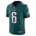 Игровая джерси DeVonta Smith Philadelphia Eagles Nike Vapor Limited - Midnight Green