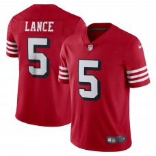 Игровая джерси Trey Lance San Francisco 49ers Nike Alternate Vapor Limited - Scarlet