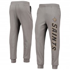 Mens Gray New Orleans Saints Denominator Brushed Knit Pants