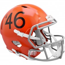 Шлем NFL Cleveland Browns Authentic Riddell 2021 Season Throwback Logo Speed Replica