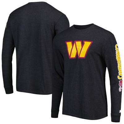 Футболка с длинным рукавом Washington Football Team Starter Halftime - Heathered Charcoal