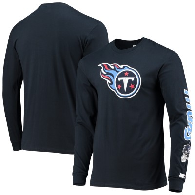 Футболка с длинным рукавом Tennessee Titans Starter Halftime - Navy