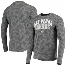 Футболка с длинным рукавом Las Vegas Raiders MSX by Michael Strahan Camo Performance - Black Футболка с длинным рукавом Las Vegas Raiders MSX by Michael Strahan Camo Performance - Black