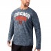Футболка с длинным рукавом Chicago Bears MSX by Michael Strahan Camo Performance - Navy