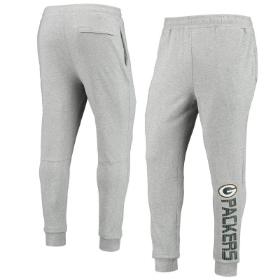 Green Bay Packers MSX by Michael Strahan Heathered Gray Jogger Pants