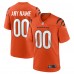 Именная игровая джерси Cincinnati Bengals Nike Alternate Game Custom - Orange