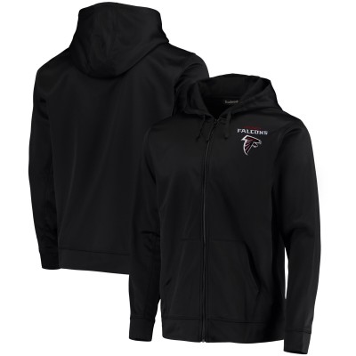 Толстовка на молнии Atlanta Falcons Dunbrooke Black Trophy Fleece