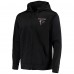 Толстовка на молнии Atlanta Falcons Dunbrooke Black Trophy Fleece