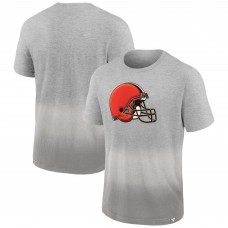Футболка Cleveland Browns Team Ombre - Heathered Gray/Gray