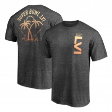 Футболка Super Bowl LVI Hollywood - Heathered Charcoal