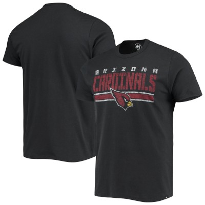 Футболка Arizona Cardinals 47 Team Stripe - Black