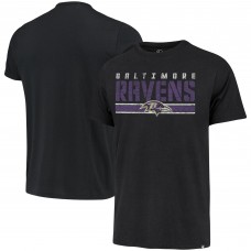 Baltimore Ravens 47 Team Stripe T-Shirt - Black
