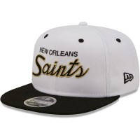Бейсболка New Orleans Saints New Era White/Black Sparky Original 9FIFTY Snapback