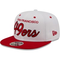 Бейсболка San Francisco 49ers New Era White/Scarlet Sparky Original 9FIFTY Snapback