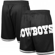 Dallas Cowboys Mitchell &Ness Big Face 3.0 Fashion Shorts - Black