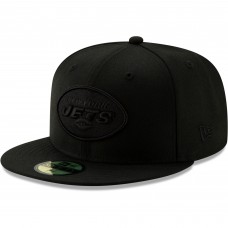 Бейсболка New York Jets New Era Black on Black 59FIFTY
