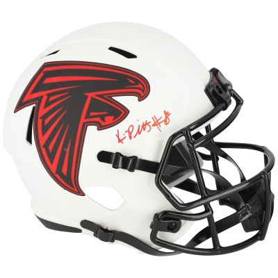 Autographed Atlanta Falcons Kyle Pitts Fanatics Authentic Riddell Lunar Eclipse Alternate Speed Replica Helmet