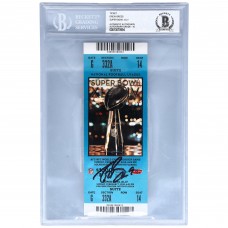 Autographed New Orleans Saints Drew Brees Fanatics Authentic Super Bowl XLIV Ticket - BAS 10