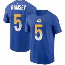 Футболка с номером Jalen Ramsey Los Angeles Rams Nike - Royal