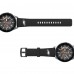 Philadelphia Eagles Groove Life Samsung 22mm Long Watch Band - Black
