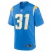 Игровая джерси Nick Niemann Los Angeles Chargers Nike Game Player - Powder Blue