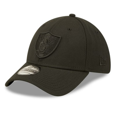 Бейсболка Las Vegas Raiders New Era Black On Black Historic Logo 39THIRTY