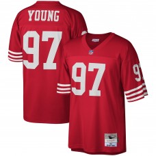 Игровая джерси Bryant Young San Francisco 49ers Mitchell & Ness 1994 Legacy Replica - Scarlet
