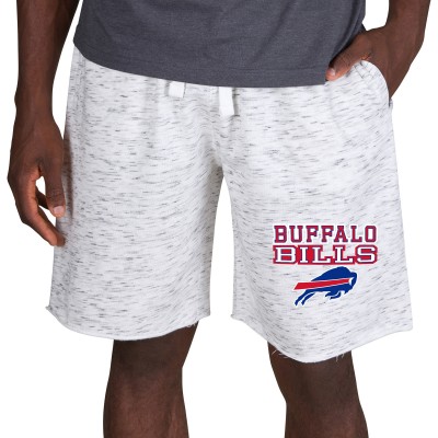 Шорты Buffalo Bills Concepts Sport Alley Fleece - White/Charcoal