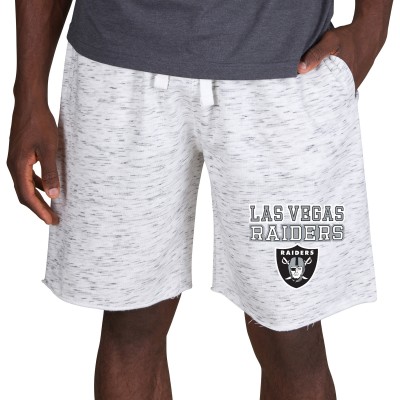 Шорты Las Vegas Raiders Concepts Sport Alley Fleece - White/Charcoal