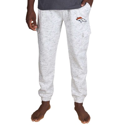 Спортивные штаны карго Denver Broncos Concepts Sport Alley Fleece - White/Charcoal