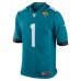 Игровая джерси Travis Etienne Jacksonville Jaguars Nike - Teal