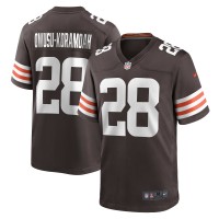 Джерси Cleveland Browns Jeremiah Owusu-Koramoah Nike Brown Game Player