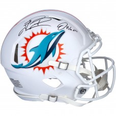 Autographed Miami Dolphins Tua Tagovailoa & Jaylen Waddle Fanatics Authentic Riddell Speed Authentic Helmet