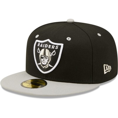 Бейсболка Las Vegas Raiders New Era Flipside 2Tone 59FIFTY - Black/Gray