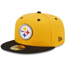 Бейсболка Pittsburgh Steelers New Era Gold/Black Flipside 2Tone 59FIFTY Бейсболка Pittsburgh Steelers New Era Gold/Black Flipside 2Tone 59FIFTY