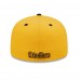 Бейсболка Pittsburgh Steelers New Era Gold/Black Flipside 2Tone 59FIFTY