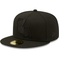 Бейсболка New Orleans Saints New Era Black on Black Alternate Logo 59FIFTY